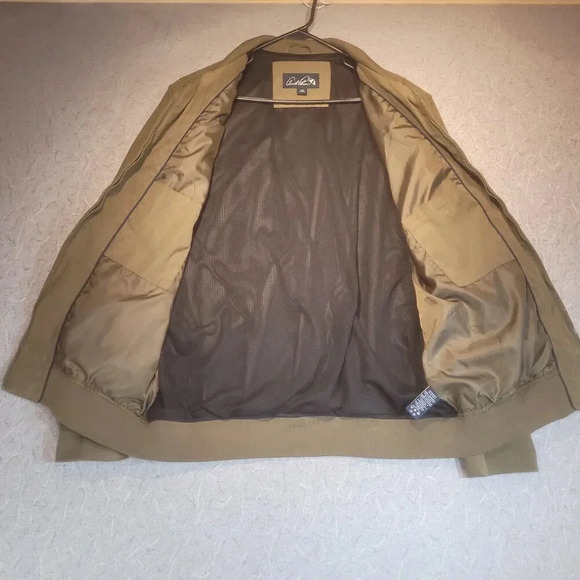 Arnold Palmer Men's Green Suede-Like  Long Sleeve Jacket Size 42-44 Large - Picture 2 of 11